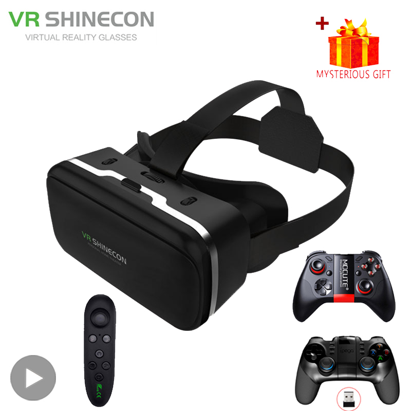 Vr Headset Pc - Shinecon vr óculos 3d realidade virtual