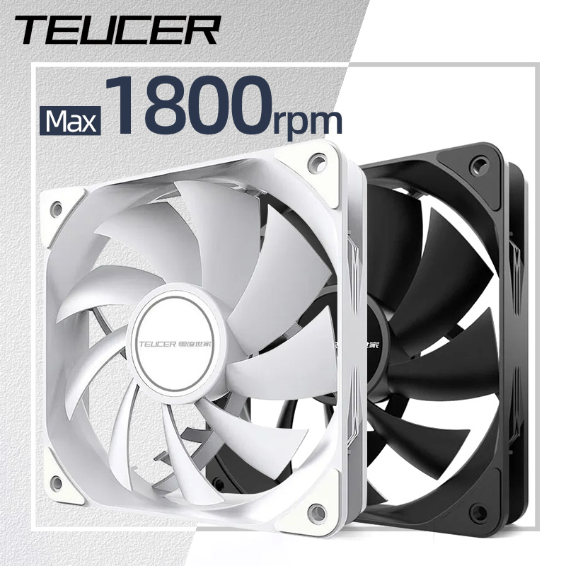 Pc Water Cooling - Teucer 12cm chassi ventilador controle pwm