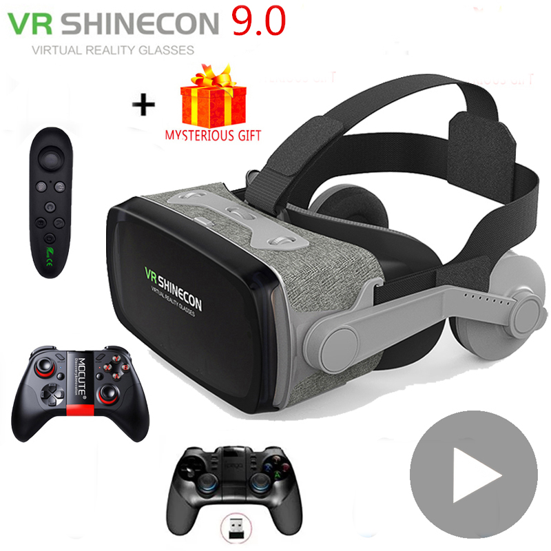 Vr Headset Pc - VR Shinecon Casque Viar 3D Óculos