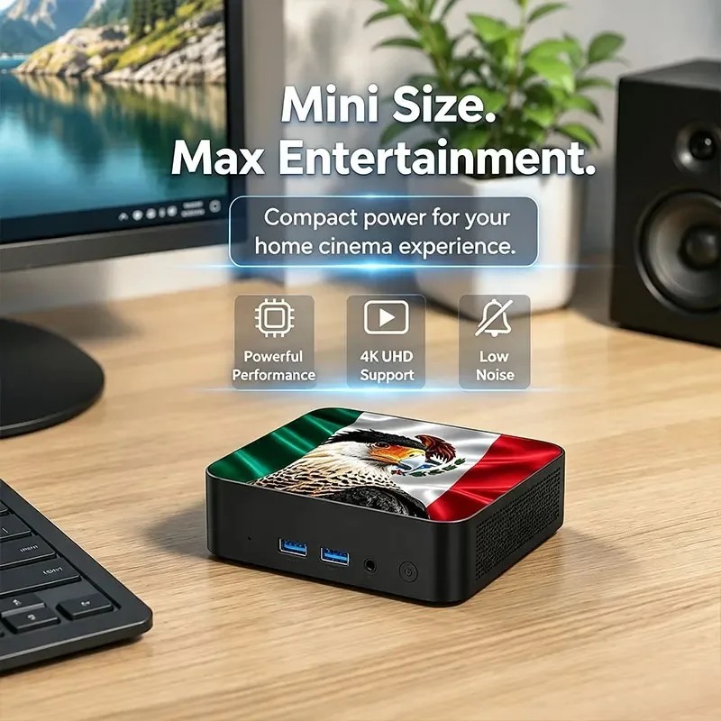 Mini PC Bandeira México Brasil - Pc Gaming Intel avaliação e preço