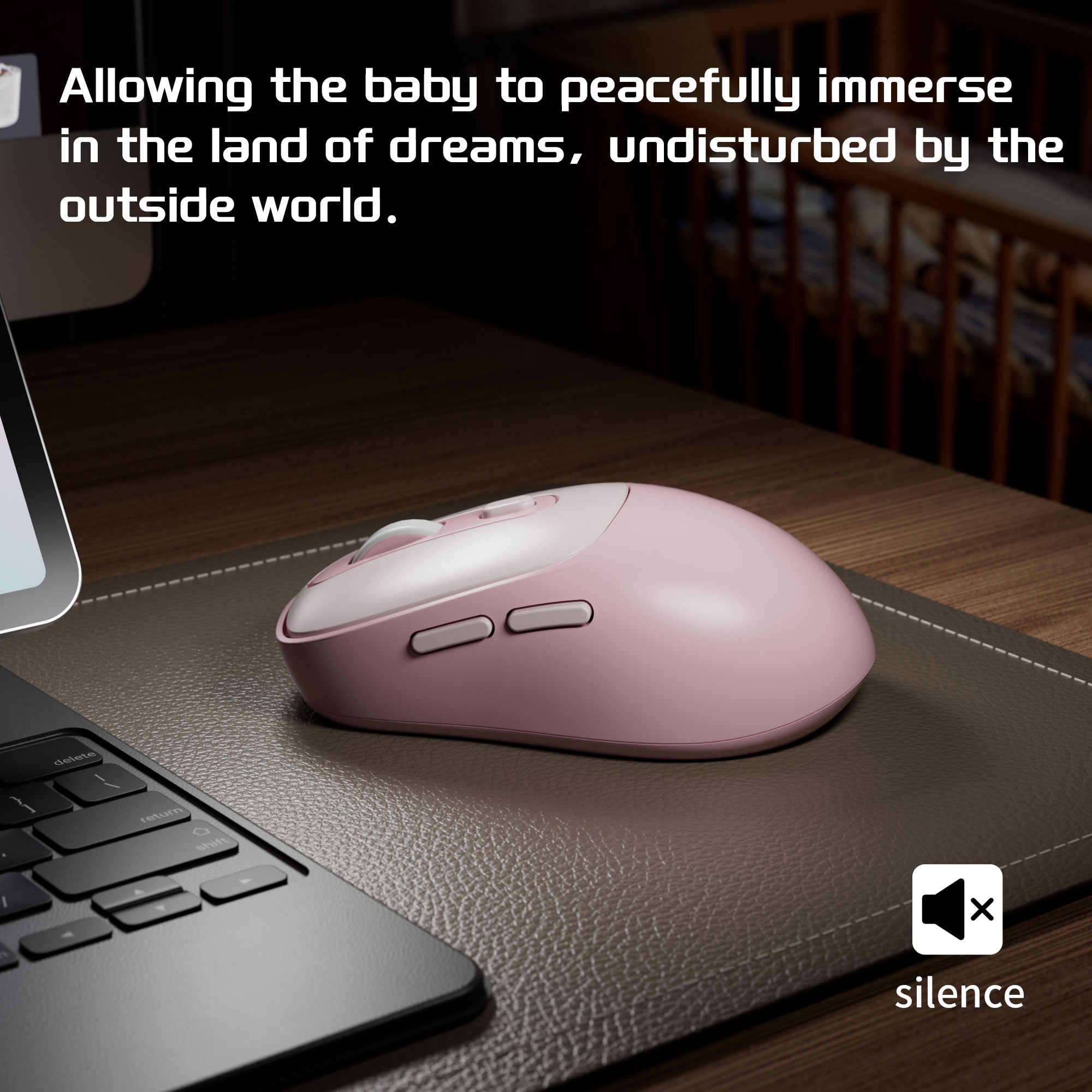 Mouse Sem Fio MageGee 2.4Ghz c - Pc Gaming Pink avaliação e preço