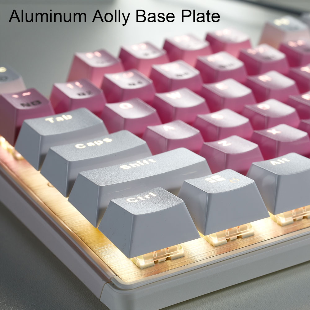 Teclado Mecânico HEXGEARS GK71 - Pc Gaming Pink avaliação e preço