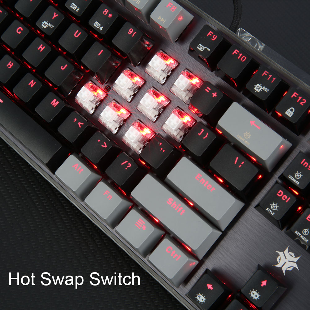 Teclado Mecânico HEXGEARS GK71 - Pc Gaming Pink avaliação e preço