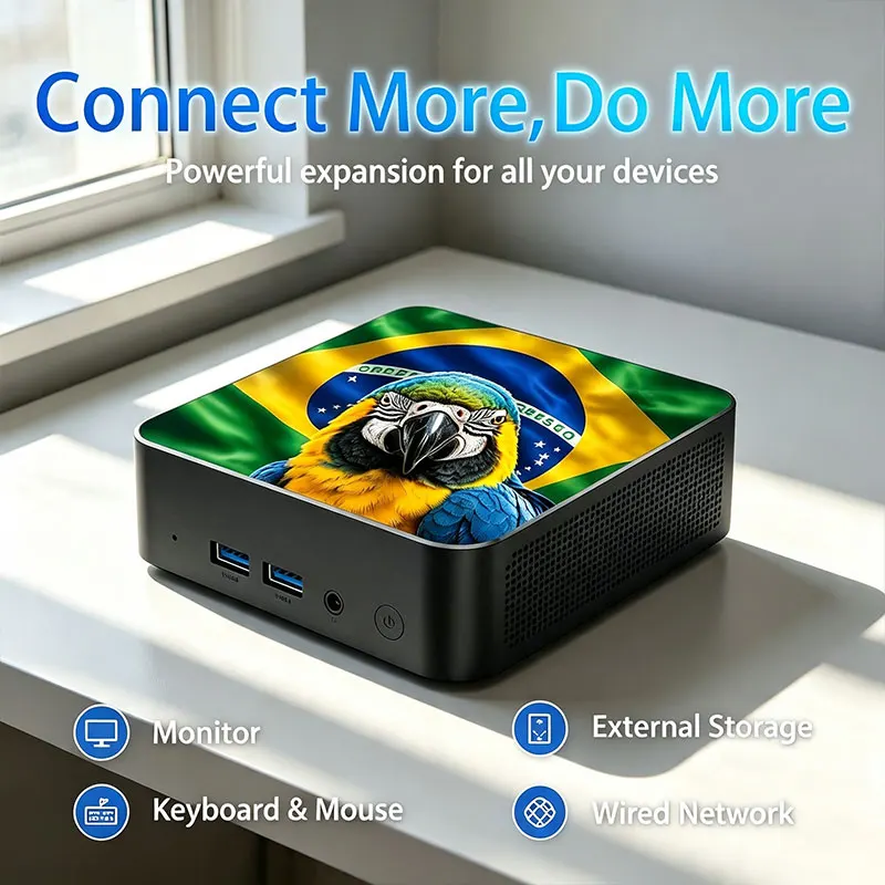 Mini PC Temático com Bandeiras - Pc Gaming Intel avaliação e preço