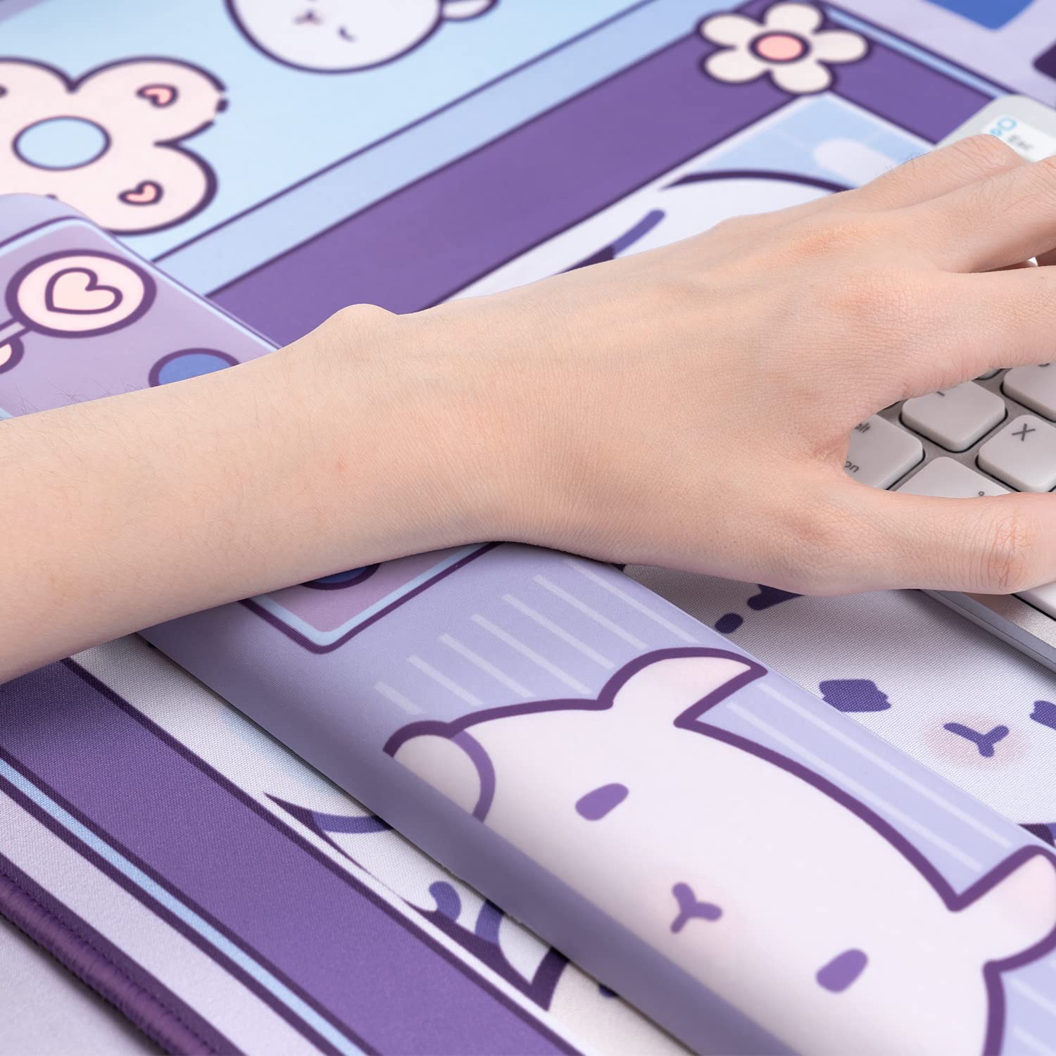 Grande kawaii gaming mouse pad - Pc Gaming Pink avaliação e preço